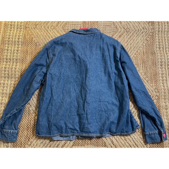 Vintage Carols's Denims 100% cotton jean jacket Size 3XL - Picture 5 of 8